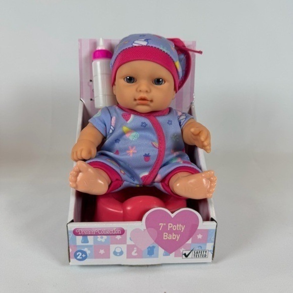 Dream Collection Gigo 7 Inch Potty Baby Doll with Accessories New 41123101